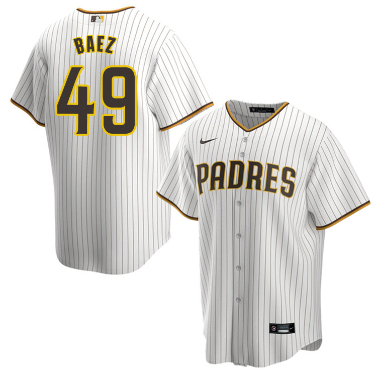Nike Men #49 Michel Baez San Diego Padres Baseball Jersey Sale-White